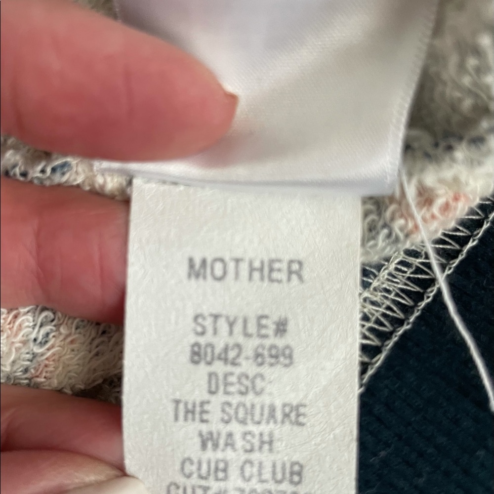 Mother Denim Jeans Sweatshirt Size Xs - image 6